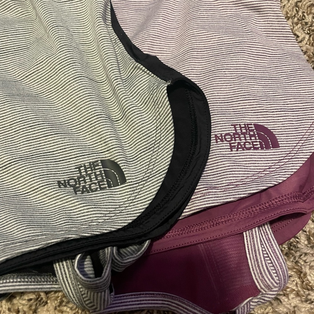 Matching Striped Tank Top North Face Set